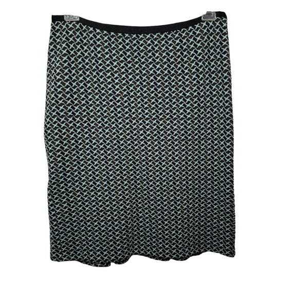 Diane vonFurstenberg Skirt Size 4 Brown Blue - Picture 1 of 10